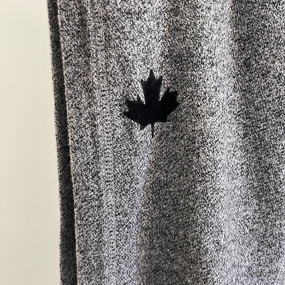 ROOTS CANADA kids grey hoodie sweatshirt beaver logo Large L - Picture 4 of 5